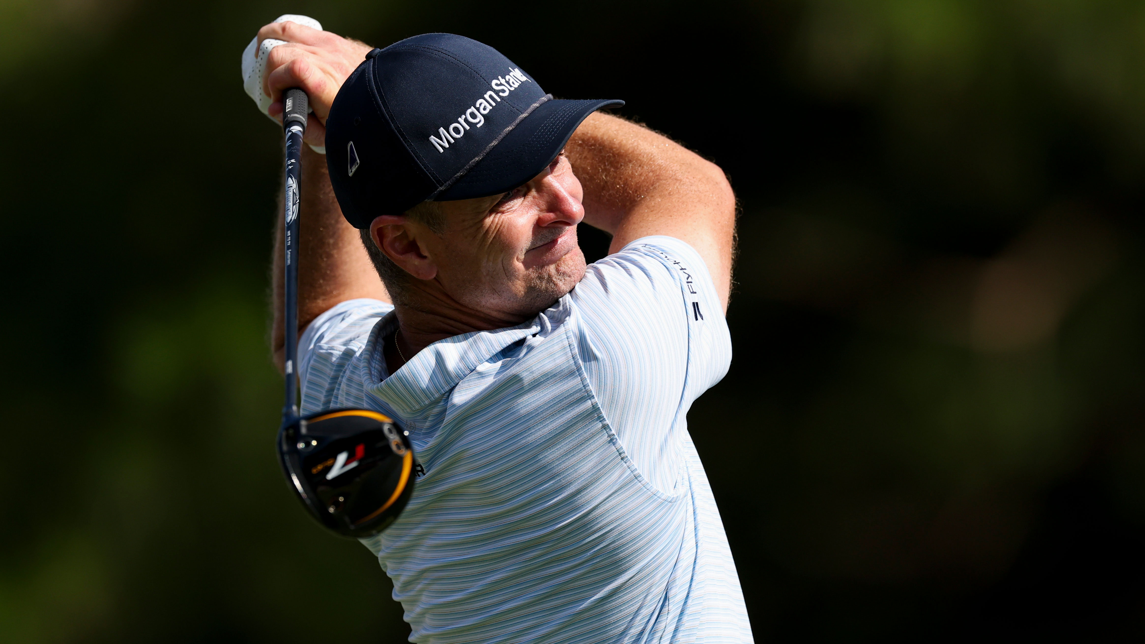 Justin Rose with his TaylorMade mini driver