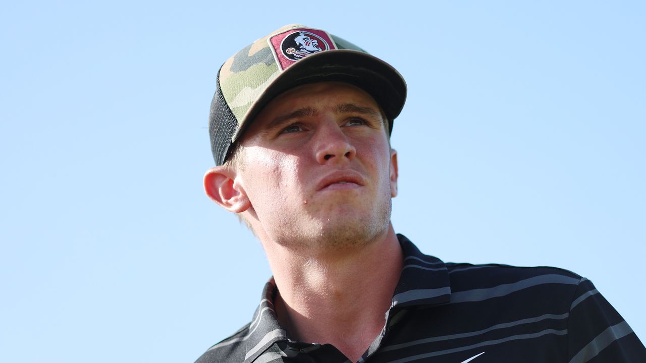 Tyler Weaver looks on during Final Qualifying for the 2025 Open Championship